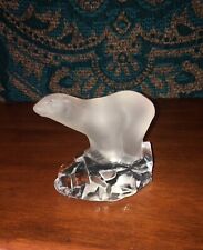 Crystal Polar Bear Figurine-Vintage picture