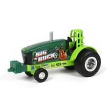 NEW 1/64 Ertl Big Buck Green And Yellow Die-Cast Pulling Tractor picture