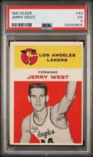 1961-62 Fleer Basketball #43 JERRY WEST RC Rookie PSA 5 Lakers 