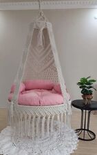 Beautiful Macrame swing, Hanging Chair, hanging hammock, Porch swing picture