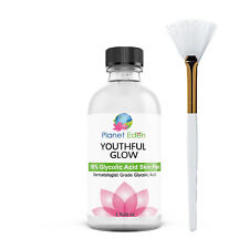 SUPER STRONG 50% glycolic acid WITH free Fan Brush CLEAR SOFT AND GLOWING SKIN picture