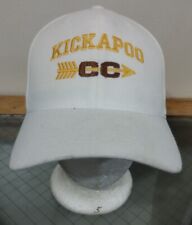 Kickapoo Chiefs Cross Country High School Dad Cap Hat White Size S - M Fitted picture