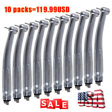 10pcs NSK PANA MAX Style Dental High Speed Handpiece Push Button 4Hole SANDENT P picture