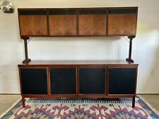 Vintage MCM Walnut Credenza With Floating Hutch By Jack Cartwright For Founders  picture