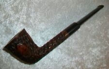 Vintage Whitehall Meerschaum Rustic Briar Dublin Panel Estate Tobacco Pipe Italy picture