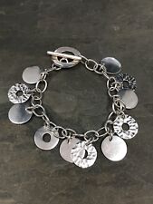7”, Vintage Simply Living Silver Handmade Bracelet, 925 Silver Bold chain picture