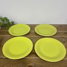 Fiestaware Fiesta 10.5-Inch Dinner Plate Lemongrass USA Yellow Green - Set of 4 picture