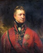 William Beechey hand-painted Oil Painting Wall,General Sir Thomas Picton 24x36 picture