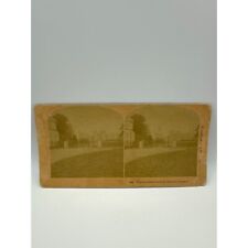 Antique Stereoscope Card Windsor Castle The Royal Entrance 1891 picture