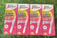 (4) First Response Pregnancy Early Result Test Kit 2 Per Box Exp  10/24 picture