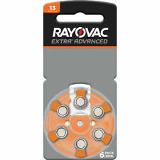 60 Rayovac Extra Advanced Size 13 Hearing Aid Batteries 1.45V Zinc Air Exp 2027 picture