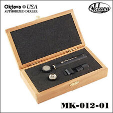 Oktava MK-012-01 Cardioid Capsule Mic Kit - Black - New - Wood Jewelers Box picture