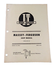 I&T Service MF-30 MASSEY FERGUSON Tractor Illustrated Shop Manual MF-1150 picture