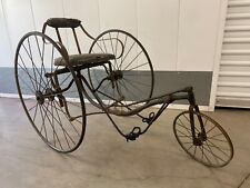 🔥 RARE Antique 19th c. Victorian GENDRON Velocipede Iron Tricycle Bike, 1880s picture