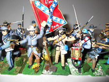 29 Civil War Confederate 4th Tenn cannon crew 1/32 54mm Hand painted flocked see picture