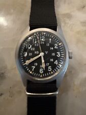 Rare HAMILTON  MIL-W-46374B US ARMY ISSUED MILITARY Watch September 1977 Clean picture