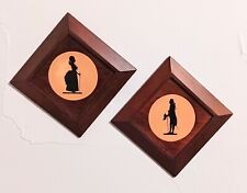 Pair Of Antique Sillouettes American 19th Century picture