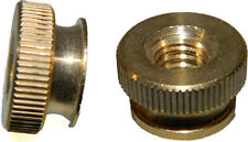 Solid Brass Knurled Thumb Nuts 10-24 Qty 25 picture