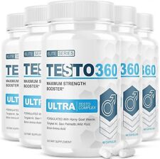 (5 Pack) Testo 360 Pills Supplement Advanced Formula Testo 360 - 300 Capsules picture