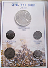 Set of 5 Civil War Coins Replicas - can be used as an Educational Resource picture