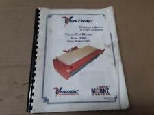 Ventrac Printed Operator's and Parts Manual Mower Model HQ680 Serial # 1902 & up picture