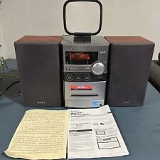 SONY CMT-NEZ30 AM/FM Stereo CD Cassette Micro Hi-Fi Component System *NO REMOTE* picture