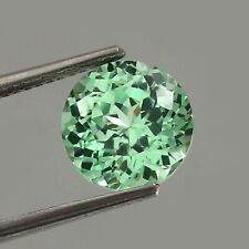 AAA Nice Luster Natural Ceylon Green Sapphire Loose Round Gemstone Cut 9x9 MM picture