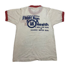 Vintage 1980S Lutheran Hospital Fun Run T-Shirt Ringer Youth Large? 15x20 picture