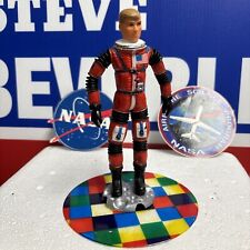 Major Matt Mason Sgt. Storm & silver Moonbase stand 1966 Mattel No Broken wires picture