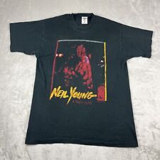 Vintage 1996 Neil Young T Shirt Crazy Horse Concert Tour Single Stitch Men Large picture