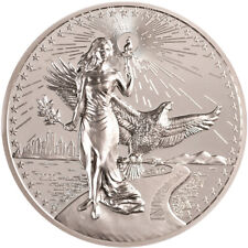 2021 American Virtues High Relief Proof 3 oz Silver Medal in capsule picture