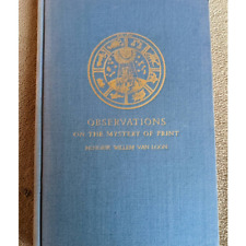 1937 Observations On The Mystery Of Print And Works Of Johann Gutenberg Vintage picture