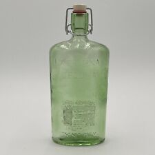 Mexican Green Glass Bottle Wire Clamp Seal La Gritona Tequila 750ml Empty 10