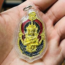 Golden Brahma Phra Phrom Hindu Lord Thai Amulet God of Creation picture