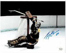 Gerry Cheevers Boston Bruins Autographed 8x10 Photo Full Time coa picture