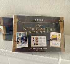2022 LEAF IN THE GAME USED SPORTS HOBBY BOX sealed authentic picture