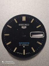 Original SEIKO 5 SPORTS AUTOMATIC 6319-6000 BLACK DIAL Part Used picture