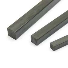 250mm/500mm Pultruded Carbon Fiber Square Rod Bar Stock 6/8/10mm Width picture