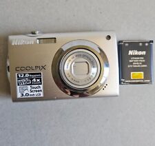 Silver Nikon Coolpix S4000 12MP touch-screen digital No Charger  picture