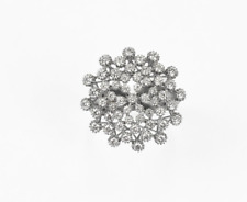 Premium Antique Flower Design Brilliant Round Cut Lab-Created 1.CT Diamonds Ring picture