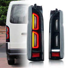Pair LED Tail Lights Sequential Rear Lamps For 2005-2018 Toyota Hiace Plug&Play picture