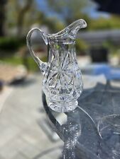 American Brilliant Starburst Crystal Pitcher Early 1920s  picture