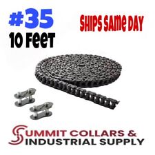 #35 Roller Chain x10 feet + 2 Free Connecting Link + Same Day Expedited Shipping picture