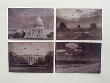 UFO Postcards Alien Postcard Area 51 Roswell Crash Spaceship Funny Postcards 8PC picture