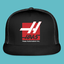 HAAS Automation Machine Black Trucker Hat Cap Adult Size picture