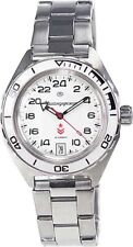 Vostok 650546 Komandirskie Watch 24 Hour White Self-Winding USA STOCK picture