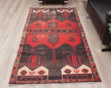 4x7 Hand Knotted Vintage RED Wool Traditional 4x7 Oriental Area Rug picture