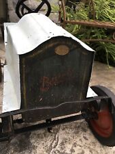 ANTIQUE GENDRON BUICK PIONEER LINE PEDAL CAR RIDING BRASS TAG TOY  RESTORATION picture