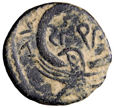 JUDAEA Caesarea Maritima. Severus Alexander RARE Barbarous SPQR Legion Coin COA picture