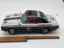 Modern Toys Highway Patrol Car No. 56 Battery Operated Tin Litho w/box--756.24 picture